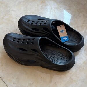 Hoka Men's Black Slip-On Sandals